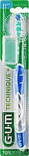 Toothbrush 'Technique+', soft, blue - G.U.M Soft Regular Toothbrush — photo N1
