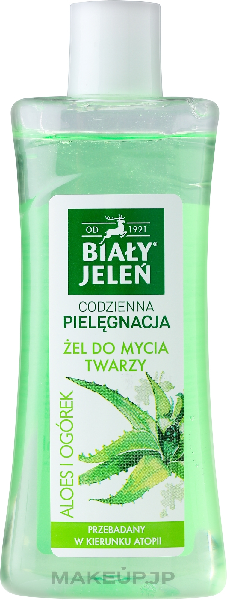 Hypoallergenic Face Gel with Aloe and Cucumber Extracts - Bialy Jelen Hypoallergenic cleanser Aloe And Cucumber — photo 265 ml