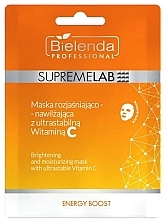 Brightening & Moisturising Mask with Ultra-Stable Vitamin C - Bielenda Professional Supremelab Energy Boost — photo N1