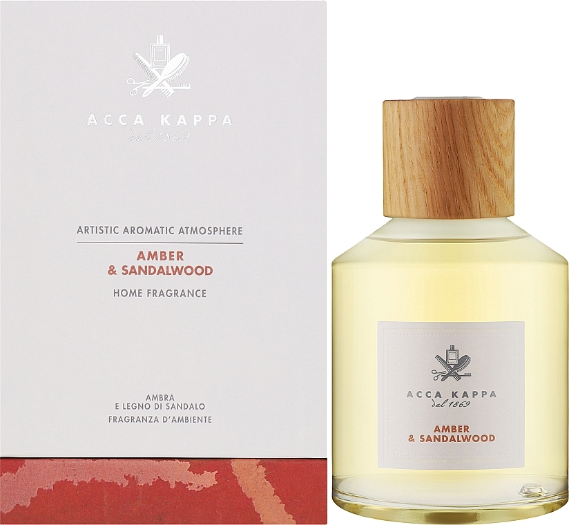 Amber & Sandalwood Home Diffuser - Acca Kappa Amber & Sandalwood Home Diffuser — photo N2