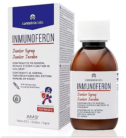 Junior Syrup for Immune System Support - Cantabria Labs Inmunoferon Junior Syrup — photo N2