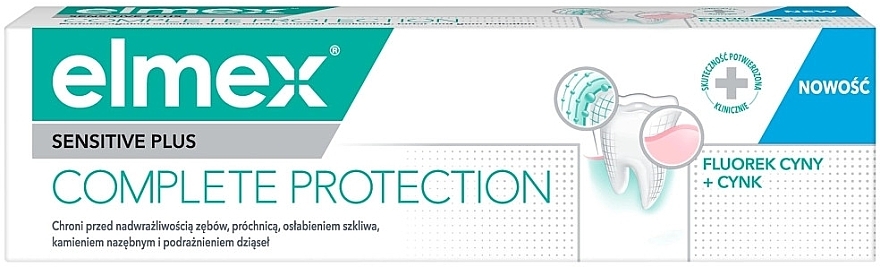 Toothpaste for Sensitive Teeth - Elmex Sensitive Plus Complete Protection — photo N1
