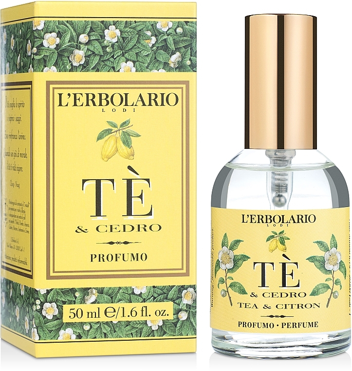 L'erbolario Acqua Di Profumo Tea & Cedar - Eau de Parfum — photo N2