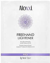 Fragrances, Perfumes, Cosmetics Bleaching Powder - Aloxxi Freehand Lightener (sachet)