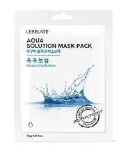 Facial Sheet Mask - Lebelage Aqua Solution Mask — photo N9