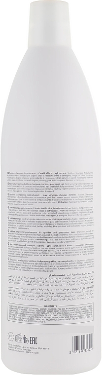 Repairing Shampoo with Citrus Extract - Oyster Cosmetics Sublime Fruit Citrus Shampoo — photo N2