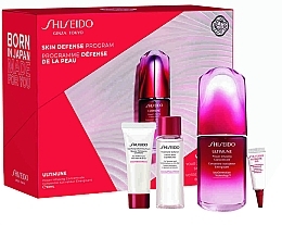 Fragrances, Perfumes, Cosmetics Set - Shiseido Ultimune Set (conc/50ml + foam/15ml + softner/30ml + conc/3ml)