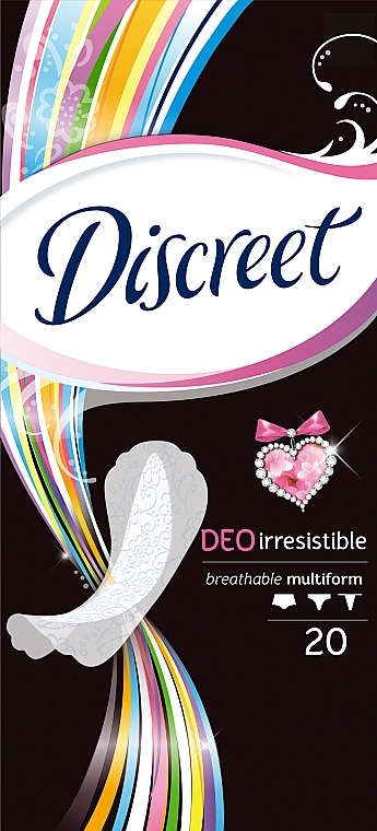 Daily Sanitary Pads Deo Irresistible Multiform, 20pcs - Discreet — photo N2