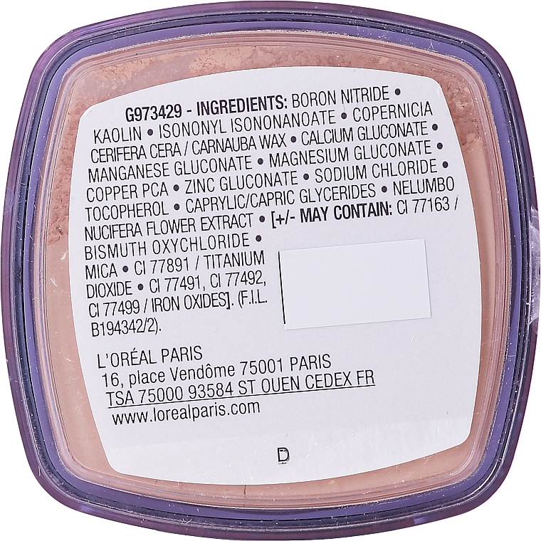 Facial Mineral Powder - L'Oreal Paris Perfect Match Minerals Make-Up Powder — photo N2