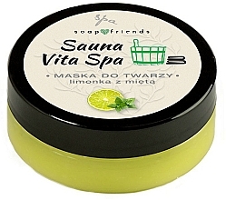 Lime & Mint Face Mask - Soap & Friends Sauna Vita Spa — photo N1