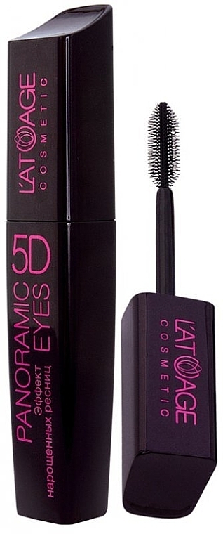 Mascara with Silicone Brush - Latuage Cosmetic Panoramic Eyes 5D — photo N1