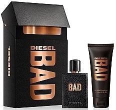 Fragrances, Perfumes, Cosmetics Diesel Bad - Set (edt/50ml + sh/gel/100ml)