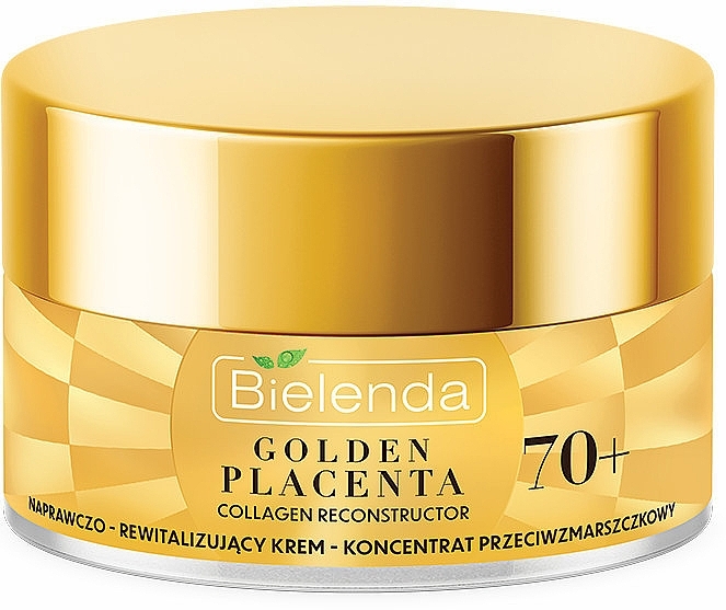 Revitalizing Anti-Wrinkle Cream-Concentrate 70+ - Bielenda Golden Placenta Collagen Reconstructor — photo N14