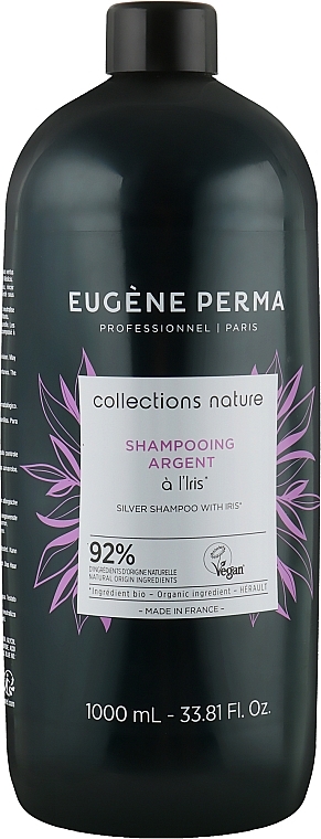 Silver Shampoo for Bleached, Highlighted & Grey Hair - Eugene Perma Collections Nature Shampooing Argent — photo N1