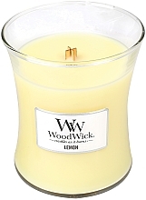 Fragrances, Perfumes, Cosmetics Scented Candle in Glass - WoodWick Hourglass Candle Lemon