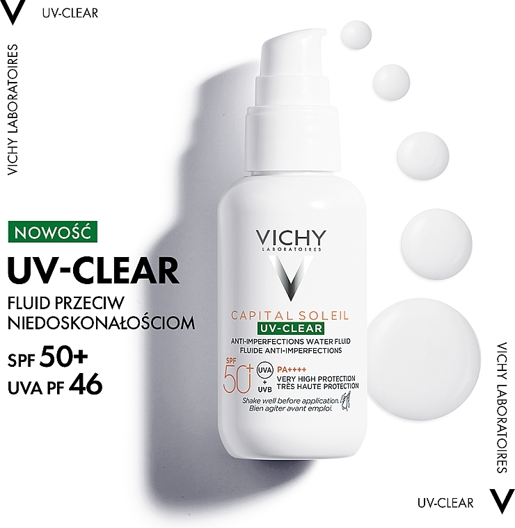 Face Sun Fluid - Vichy Capital Soleil UV-Clear SPF50 — photo N2