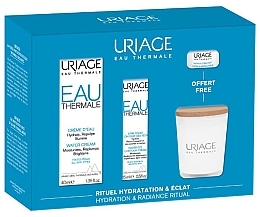 Fragrances, Perfumes, Cosmetics Set - Uriage Eau Thermale (f/cr40ml + eye/cr/15ml + f/mask/15ml + candle/1pcs)