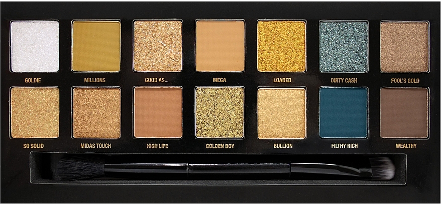 Eyeshadow Palette - W7 24K Gold Rush Eyeshadow Palette — photo N15