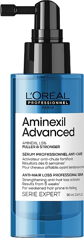 Scalp Serum - L'Oreal Professionnel Aminexil Advanced Fuller & Stronger Anti-Hair Loss Serum — photo N1