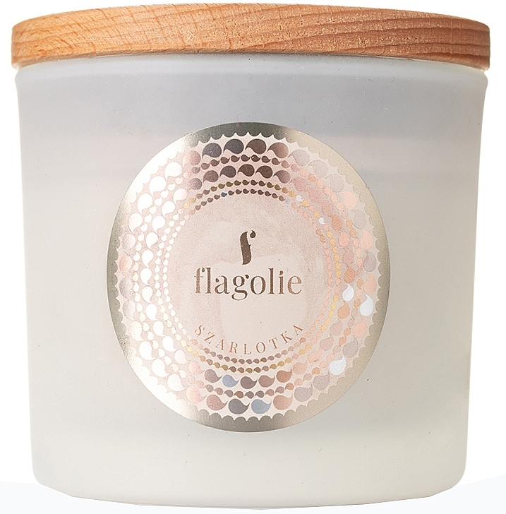 Scented Candle in Glass "Apple Pie" - Flagolie Fragranced Candle Apple Pie — photo N2