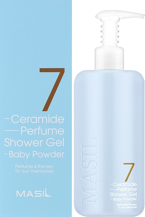Shower Gel with Baby Powder Scent - Masil 7 Ceramide Perfume Shower Gel Baby Powder — photo N2