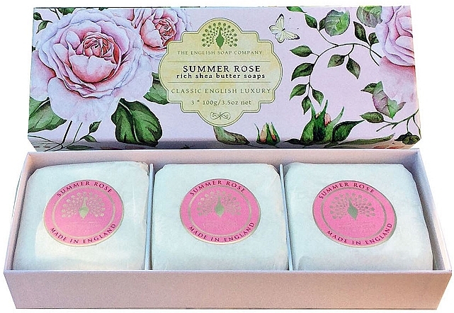 Summer Rose Soap - The English Soap Company Summer Rose Hand Soap — photo N1