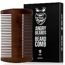 Wooden Beard Comb - Angry Beards Beard Comb — photo N12