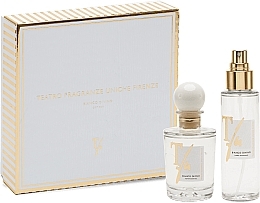 Fragrances, Perfumes, Cosmetics Set - Teatro Fragranze Uniche Bianco Divino (diff/100ml + spray/100ml)