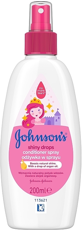 Baby Hair Spray "Shiny Strands" - Johnson’s Baby — photo N2