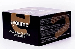 Gold & Black Pearl Eye Patches - Ayoume Gold + Black Pearl Eye Patch — photo N2