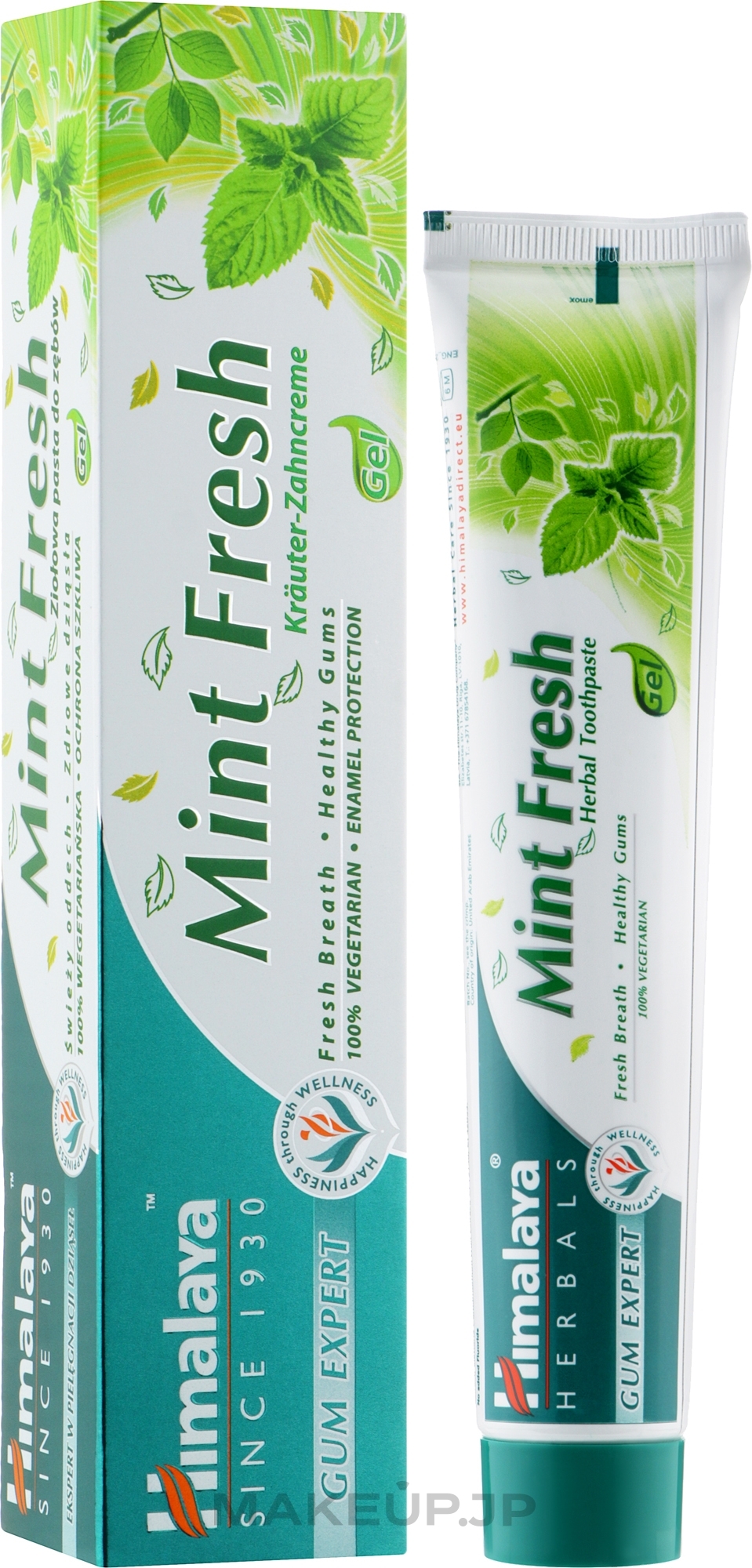 Refreshing Toothpaste-Gel - Himalaya Herbals Mint Fresh Herbal Toothpaste — photo 75 ml