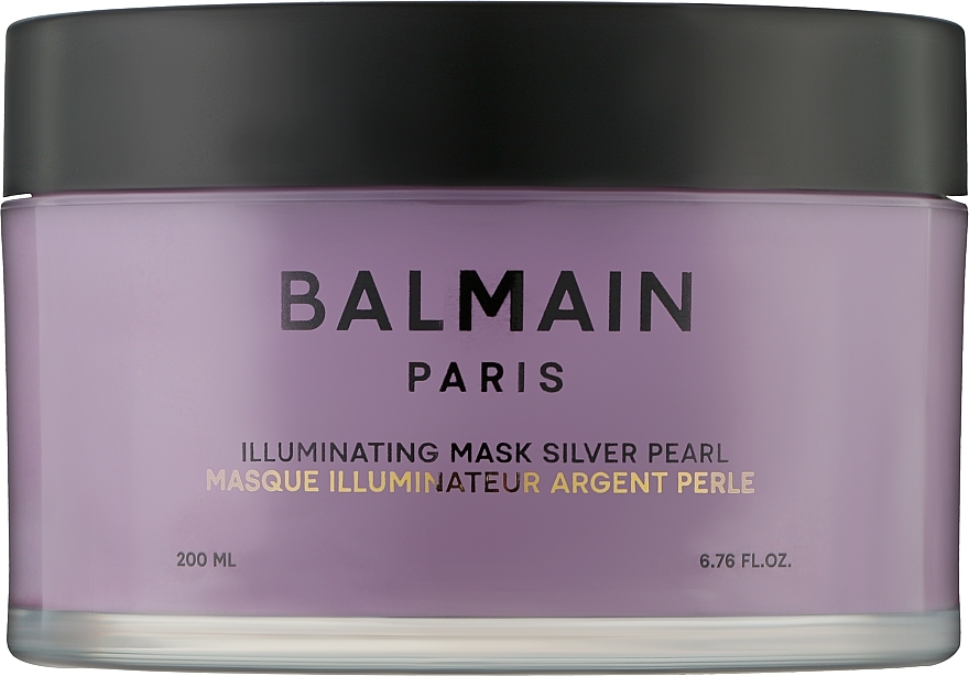 Illuminating Blonde Mask - Balmain Paris Illuminating Mask Silver Pearl — photo N1