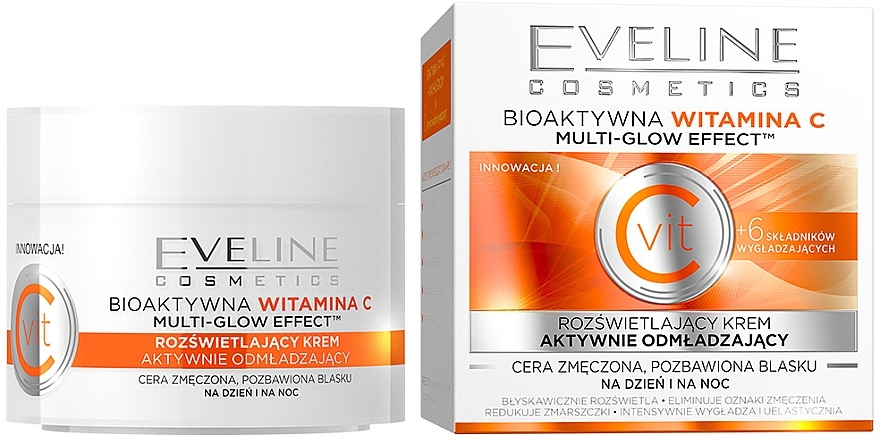 Face Cream - Eveline Cosmetics Vit C Face Cream — photo N2