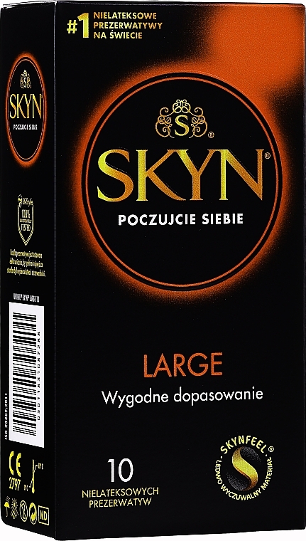 Condoms, 10 pcs - Unimil Skyn Large — photo N7