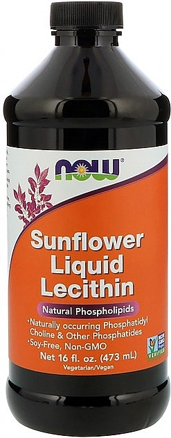Sunflower Liquid Lecithin - Now Foods Sunflower Liquid Lecithin — photo N1