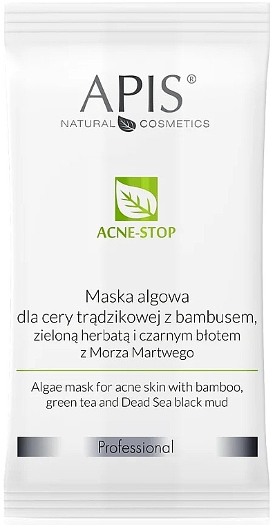 Alginate Face Mask for Problem Skin - APIS Professional Algae Mask For Acne Skin (mini size) — photo N2