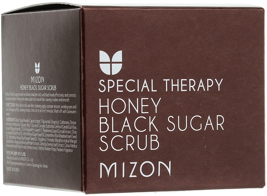 Black Sugar & Honey Scrub - Mizon Honey Black Sugar Scrub — photo N1
