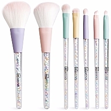 Makeup Brush Set, 7 pcs - IDC Institute Amazing Candy Makeup Brushes Set — photo N1