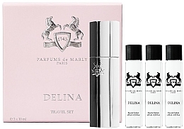 Fragrances, Perfumes, Cosmetics Parfums de Marly Delina - Set (edp/refill/3x10ml + case/1pcs)	