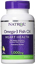 Omega-3 Fish Oil, 1000mg - Natrol Omega-3 Fish Oil — photo N1