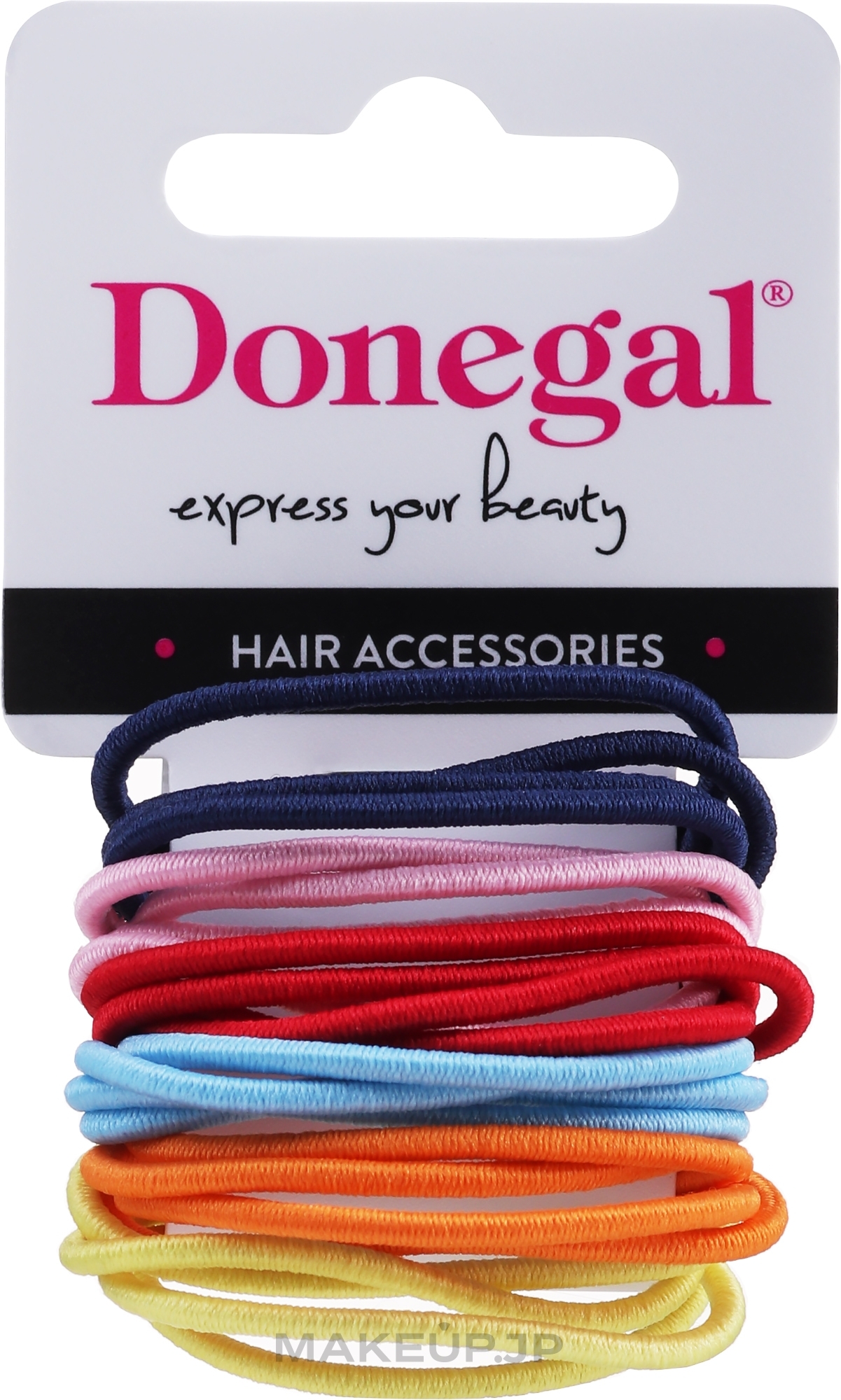 Thin Elastic Hair Bands, FA-9582, 24 pcs - Donegal — photo 24 szt.