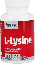 Dietary Supplement "L-Lysine 500mg" - Jarrow Formulas L-Lysine 500mg — photo N3