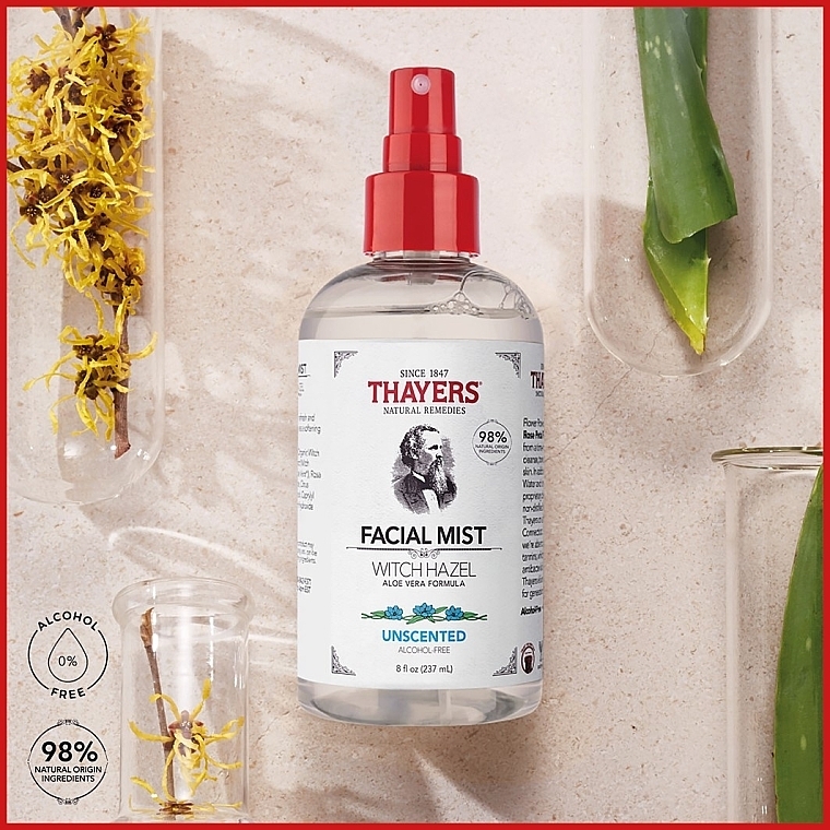 Witch Hazel Facial Mist Toner - Thayers Alcohol-Free Witch Hazel Facial Mist Toner — photo N20