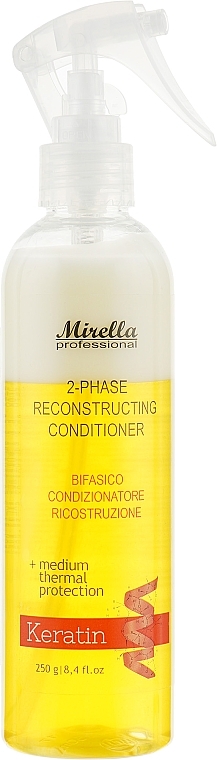 Biphase Thermal Protective Conditioner for Damaged Hair - Mirella Hair 2-phase Conditioner — photo N1