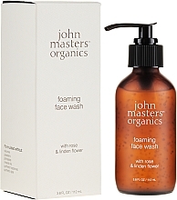 Fragrances, Perfumes, Cosmetics Face Cleansing Foam with Rose Extract - John Masters Organics Rose Foaming Face Wash