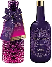 Fragrances, Perfumes, Cosmetics Bath Foam Festive Gift - Baylis & Harding Moonlight Fig Sparkly Sequin Bath Bubbles Gift