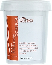 Fragrances, Perfumes, Cosmetics Shaker Alginate Mask 'Charcoal Sebum-Control' - La Grace Masque Polluion Control﻿﻿