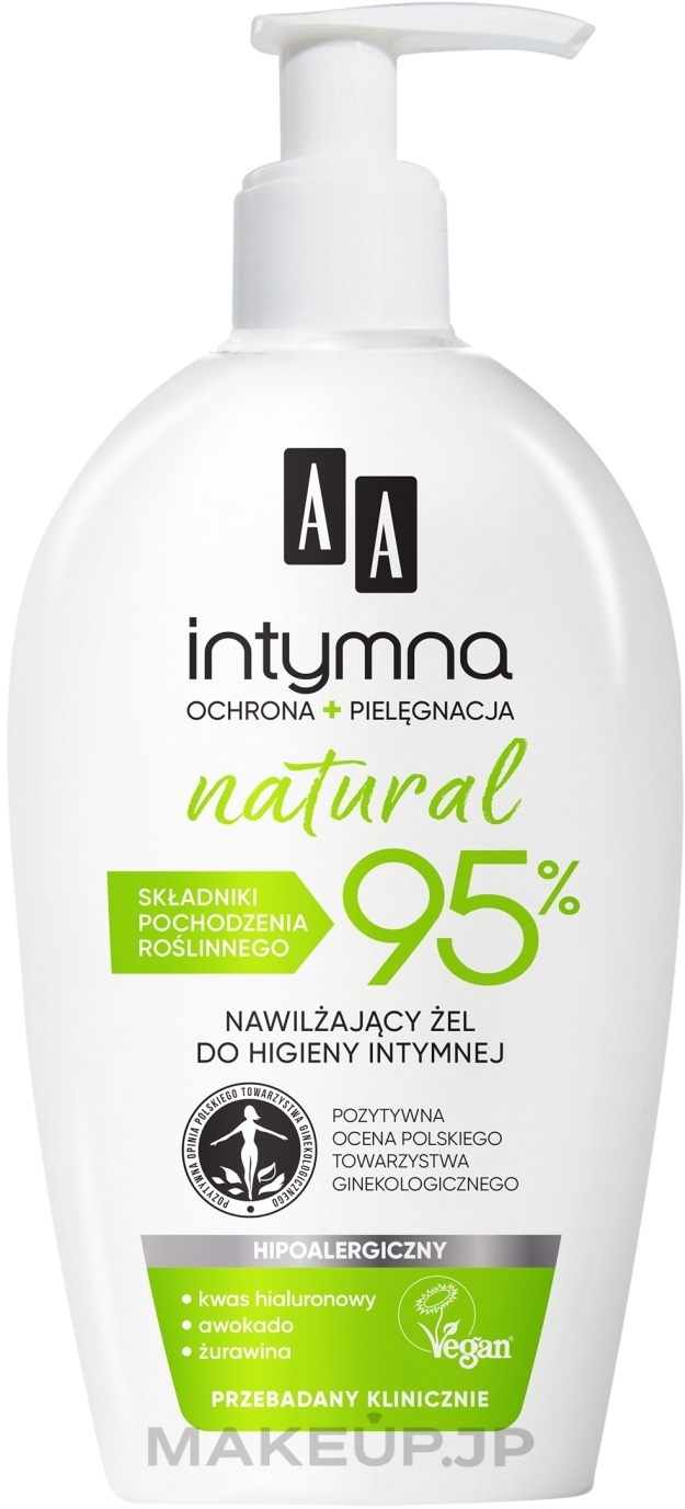 Micellar Intimate Wash Gel - AA Intymna Natural 95% — photo 300 ml