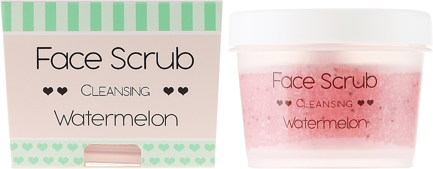 Face & Lip Moisturizing Scrub - Nacomi Moisturizing Face&Lip Scrub Watermelon — photo N1
