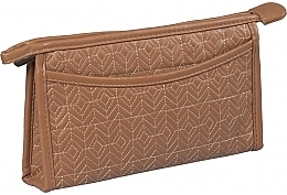 Fragrances, Perfumes, Cosmetics Cosmetic Bag 'Stitch', 98352, brown - Top Choice Stitch